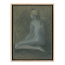 Opulent Seated Woman by Melody Mcmunn - 36X48 White Oak