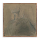 Luxe Artistry Strength by Melody Mcmunn - 48X48 Rustic Walnut