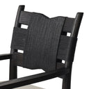 Aveline Tova Dining Armchair - Distressed Black Oak