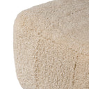 Norwood Ottoman - Beige Shearling