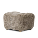 Aurelia Oslo Ottoman - Taupe Shearling