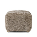 Aurelia Oslo Ottoman - Taupe Shearling