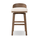Verity Cloris Swivel Bar Counter Stool - Bar Thames Cream
