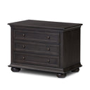 Verity Geoffrey Nightstand - Smoked Black