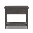 Opulent Mott Nightstand - Smoked Black