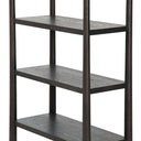 Vespera Eldridge Bookcase - Distressed Black Oak
