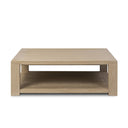 Verity Thomas Square Coffee Table - Bleached Oak Veneer