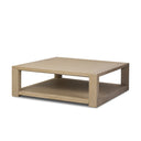 Vesper Thomas Square Coffee Table - Bleached Oak Veneer