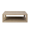Verity Thomas Square Coffee Table - Bleached Oak Veneer