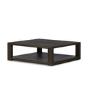 Verity Thomas Square Coffee Table - Dark Anthracite Oak Veneer