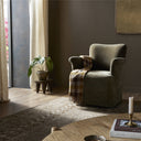 Verano Camellia Swivel Chair - Malmo Olive