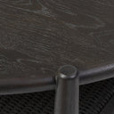 Cascade Salvador Coffee Table - Cracked Smoked Black Veneer