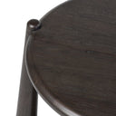 Aveline Salvador End Table - Cracked Smoked Black Veneer