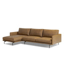 Verity Melle 2-Piece Sectional - Left Chaise Lipari Camel