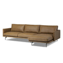 Verity Melle 2-Piece Sectional - Right Chaise Lipari Camel