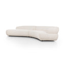 Belen 2-Piece Sectional - Crypton Nomad Snow Left Chaise