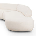 Solara Belen 2-Piece Sectional - Crypton Nomad Snow Right Chaise