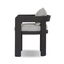 Verity Outdoor Metal Dining Chair - Concha Fog