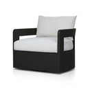 Verity Outdoor Metal Swivel Chair - Alessi Linen