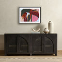 Aetherial Ocean by Jill Elliott - 32X24 Black Maple