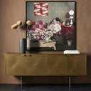 Aetherial Capote At Home by Slim Aarons - 48X48 Black Maple