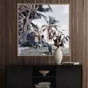 Aurelia TS Eliot by Slim Aarons - 48X48 Rustic Walnut