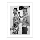 Luxe Artistry Keith Haring and Bill T Jones by Getty - 40X60 White Maple
