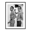 Luxe Artistry Keith Haring and Bill T Jones by Getty - 30X40 Black Maple