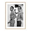 Luxe Artistry Keith Haring and Bill T Jones by Getty - 40X60 White Oak
