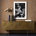 Warhol With Bananas by Getty Images - 30X40 White Oak