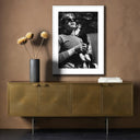 Warhol With Bananas by Getty Images - 30X40 White Maple