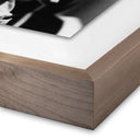 Warhol With Bananas by Getty Images - 40X60 Rustic Walnut