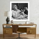 Verve Art Henri Matisse Working On Paper Cut-Out - 40X40 White Maple