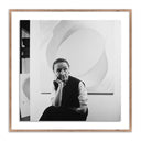 Luxe Artistry Georgia OKeeffe by Getty Images - 40X40 Rustic Walnut