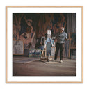 Luxe Artistry Pablo Picasso At Work by Getty Images - 60X60 White Oak
