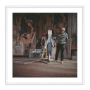 Luxe Artistry Pablo Picasso At Work by Getty Images - 40X40 White Maple