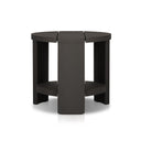 Verano Outdoor Round Metal End Table - Default Title