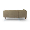Luxe Haven Aurelia Dining Banquette L-Shape - 76 L-Shape Broadway Olive