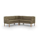 Luxe Haven Aurelia Dining Banquette L-Shape - 76 L-Shape Broadway Olive