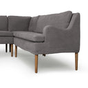 Luxe Haven Aurelia Dining Banquette L-Shape - 76 L-Shape Broadway Denim