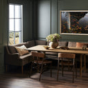 Luxe Haven Aurelia Dining Banquette L-Shape - 99 Left Arm Facing Broadway Coffee