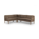 Luxe Haven Aurelia Dining Banquette L-Shape - 99 Left Arm Facing Broadway Coffee