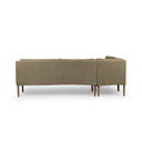 Luxe Haven Aurelia Dining Banquette L-Shape - 99 Left Arm Facing Broadway Olive
