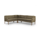 Luxe Haven Aurelia Dining Banquette L-Shape - 99 Left Arm Facing Broadway Olive