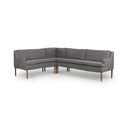 Luxe Haven Aurelia Dining Banquette L-Shape - 99 Left Arm Facing Broadway Denim