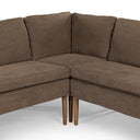 Luxe Haven Aurelia Dining Banquette L-Shape - 99 Right Arm Facing Broadway Coffee