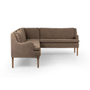 Luxe Haven Aurelia Dining Banquette L-Shape - 99 Right Arm Facing Broadway Coffee