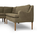 Luxe Haven Aurelia Dining Banquette L-Shape - 99 Right Arm Facing Broadway Olive