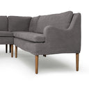 Luxe Haven Aurelia Dining Banquette L-Shape - 99 Right Arm Facing Broadway Denim