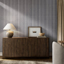 Vero Lin Tic Wallpaper by FH Art Studio - Lin Tic Charcoal Swatch - 12X8